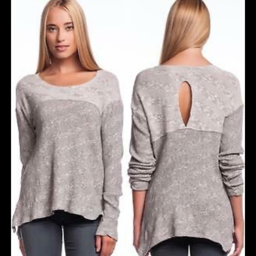 Wilt knit sweater with keyhole back detail, medium